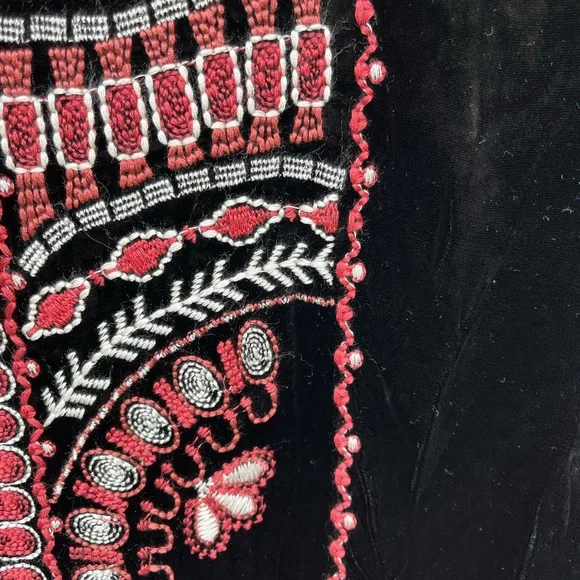 Johnny Was Velvet Embroidered Midi 2X - Picture 6 of 10